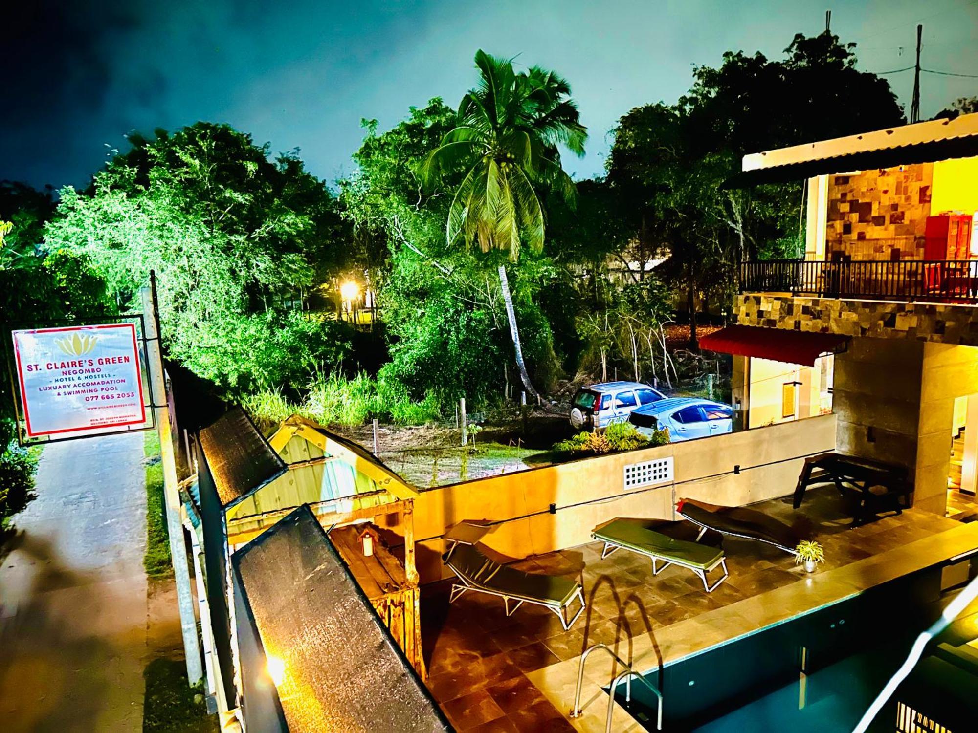 St Claire'S Green Negombo Hotel & Hostels מראה חיצוני תמונה